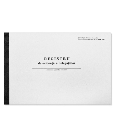 Registru de evidenta a delegatiilor, hirtie de ofset, 50 file